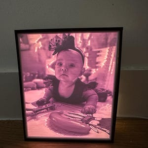 Personalised Lithophane Lightbox Gift