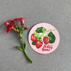 Naklejka „Jesteś Berry Brave”