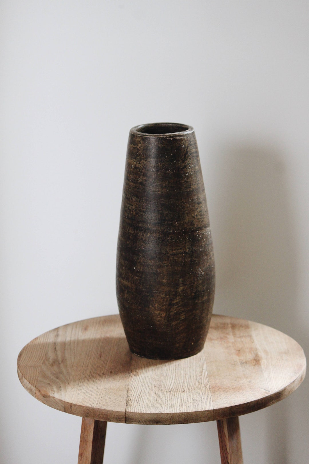 Tall Pottery Vase Etsy