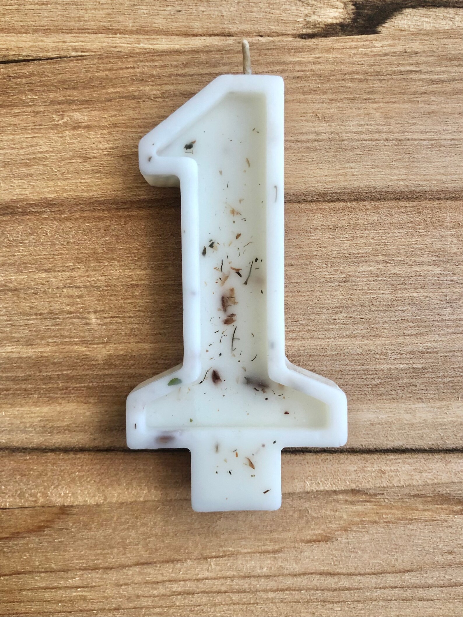 Boho White Floral Birthday Number Candle - Etsy
