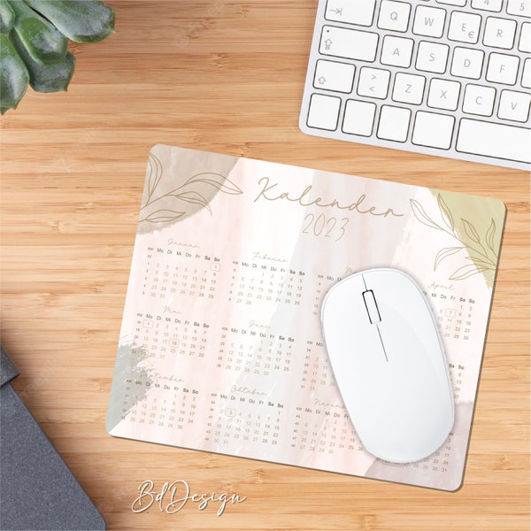 Mousepad Kalender