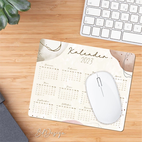 Mousepad Kalender