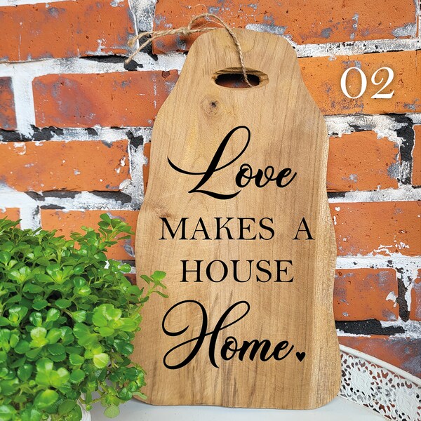 Holzbrett mit spruch Etsy.de