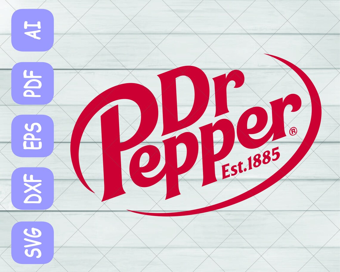 Dr Pepper Svg Dr Pepper Design Dr Pepper Logo Soda Svg - Etsy