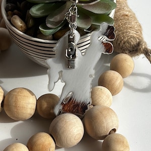 Rodeo Keychain, Horse Rider Keychain, Bullrider Keychain