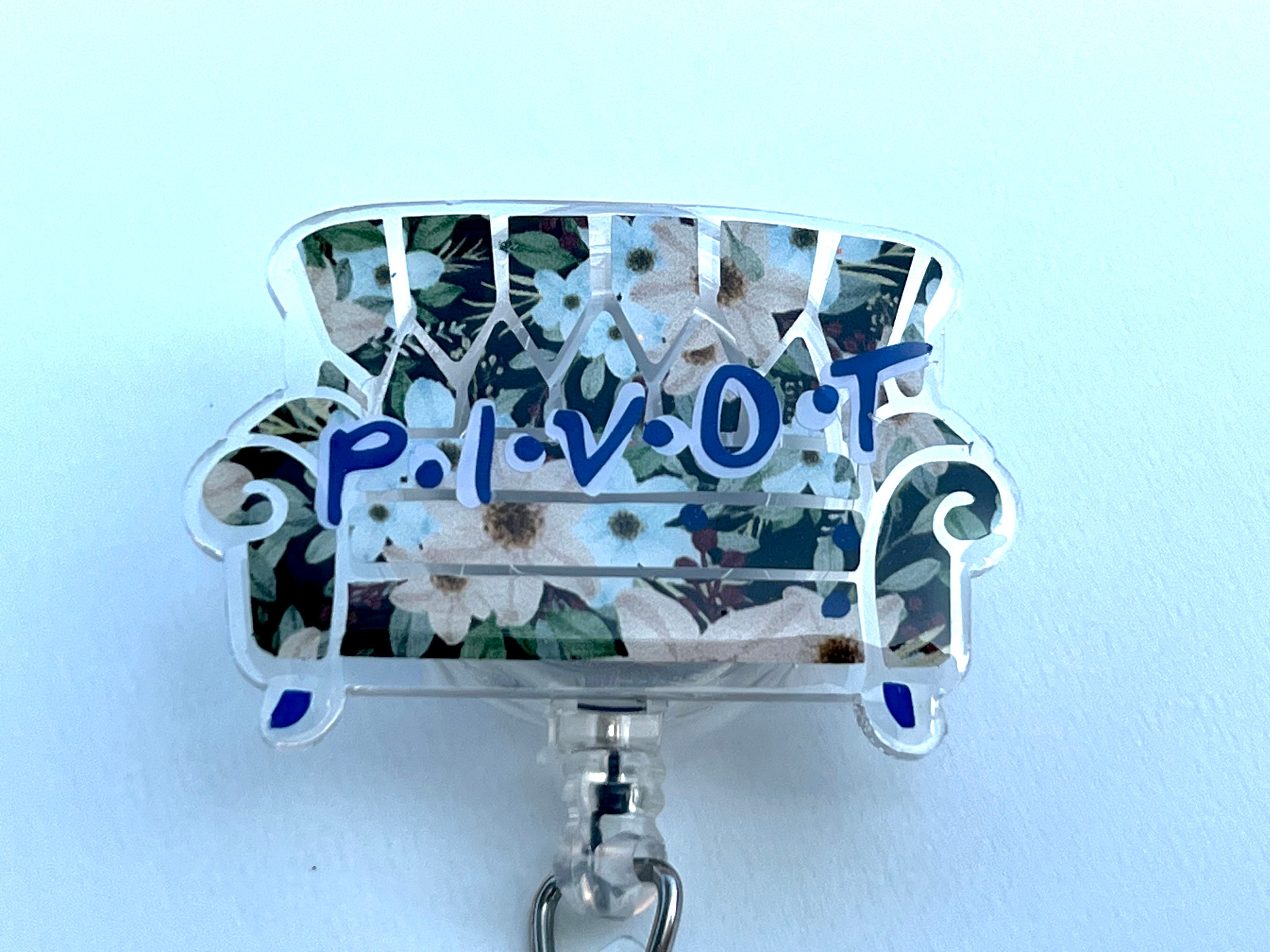 P.I.V.O.T Couch Badge Reel Couch Badge Reel Medical Badge Etsy