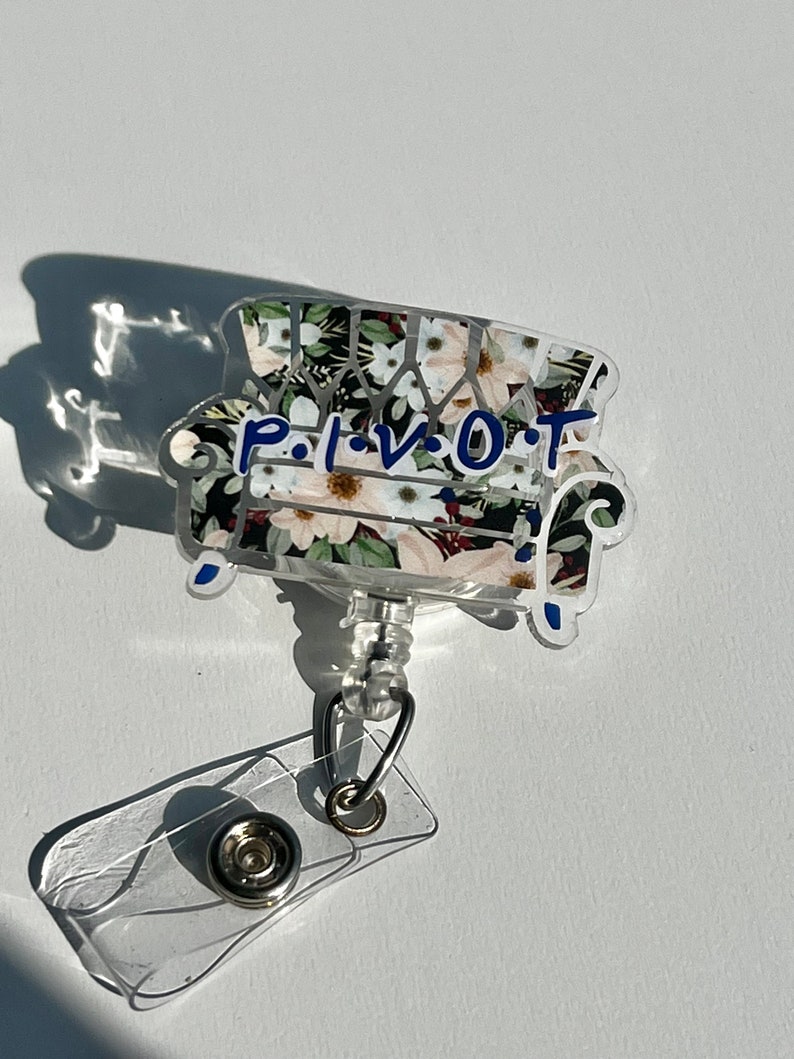 P.I.V.O.T Couch Badge Reel Couch Badge Reel Medical Badge Etsy