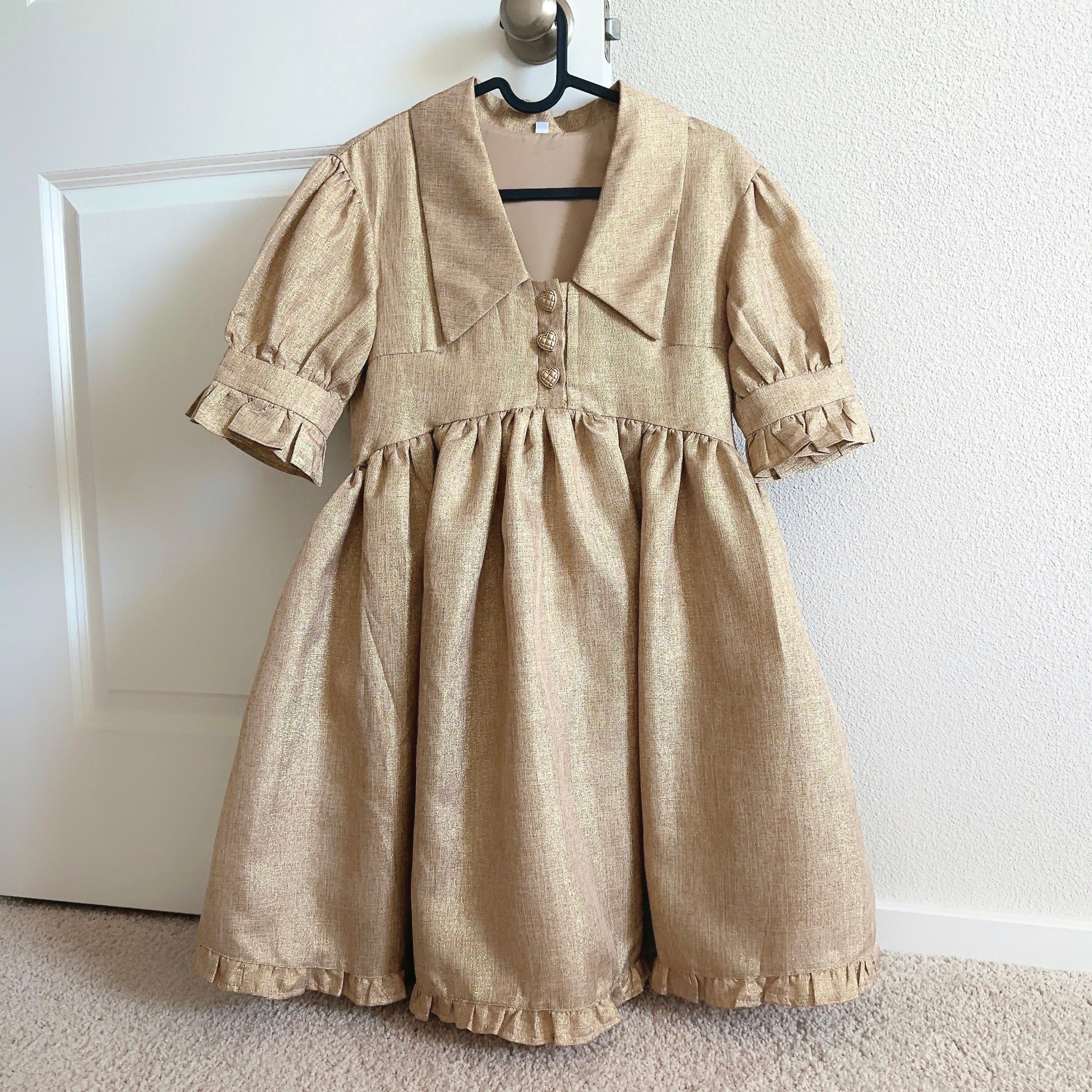 gold heart dress Cult Gaia - Cristos Knit Dress main image 0