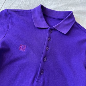 Purple Slim Polo Shirt/Tee/Top/T-shirt