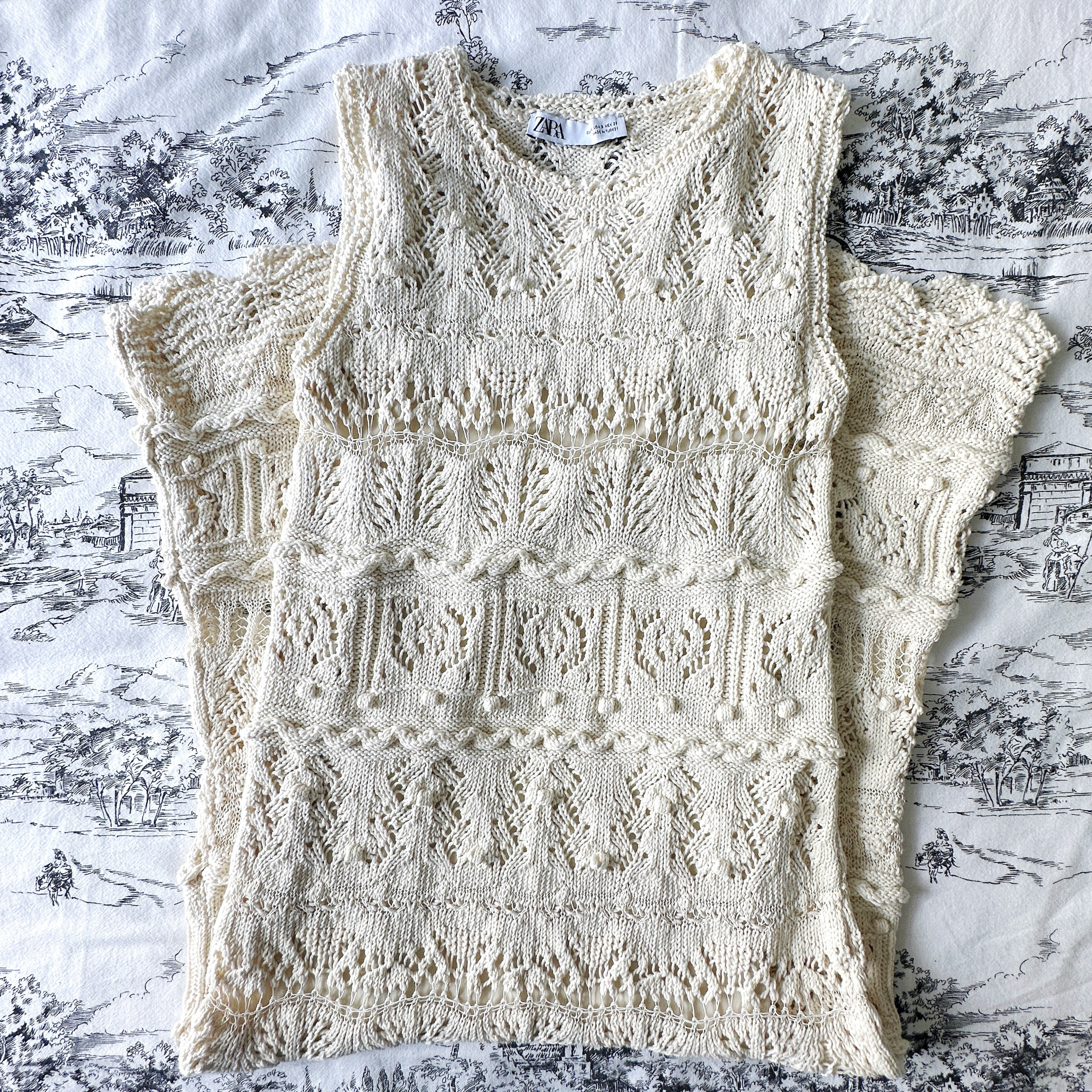 ecru crochet dress boohoo Women's Crochet Knit V Neck Mini Dress in Ecru | Size: Medium