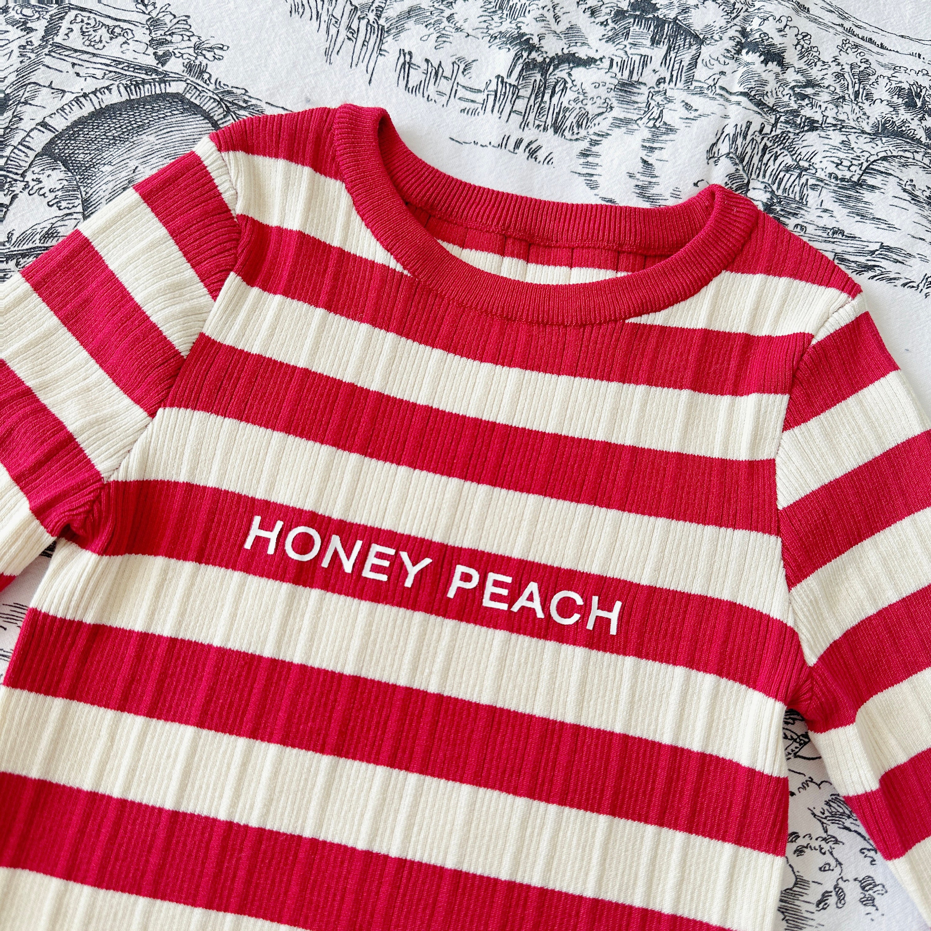 Striped Sweater Tee Etsy
