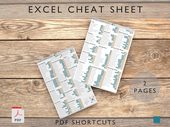 Excel Shortcuts Cheat Sheet | Windows & Mac (PDF)
