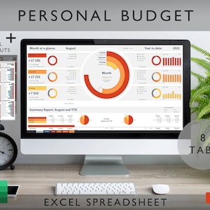 Ultimate Zero-Based Budget Spreadsheet | Zero-Based Budget | Dashboard Summary | Excel Budget | Monthly Budget | YTD Budget | Autumn