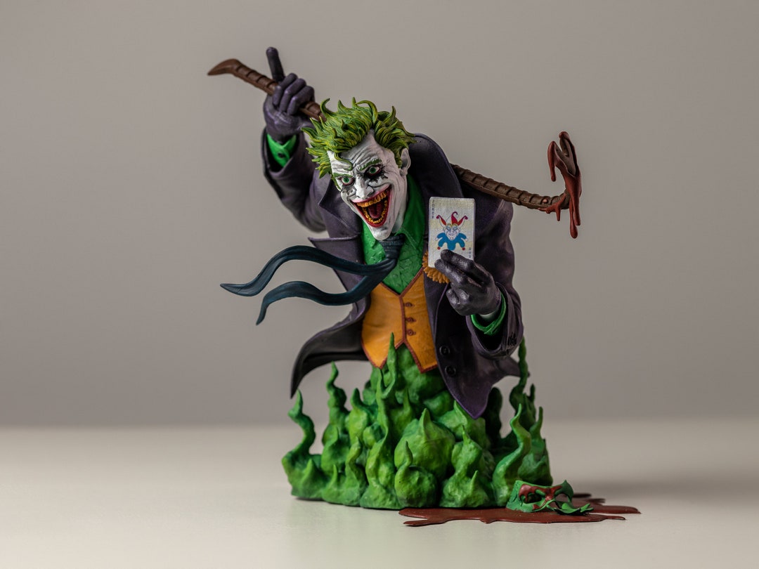The Joker Bust 16 Cm Statue 1/6 Scale Resin Figurine Etsy
