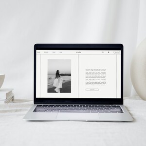 Squarespace Template | 7.1 Squarespace Website Template | Minimal Template For Holistic Wellness Coaches/ Therapist | Free Installation
