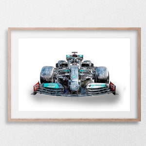 Mercedes AMG F1 Racing Artwork. Digital Wall Artwork, Printable Digital Download, Multiple Sizes, Including Samsung Frame TV Format, F1