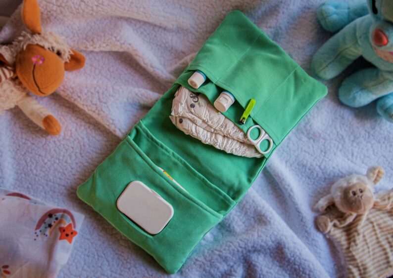 Diaper Bag, Baby Diaper Changing Bag, Nappy Bag, Nappy and Wipes Holder