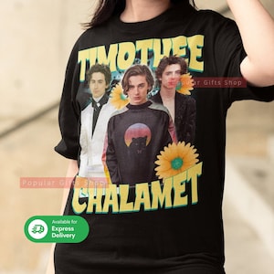 Timothee Chalamet Vintage Unisex T-shirt, Vintage Timothee Chalamet Shirt Gift For Him and Her, Timothee Shirt - Express Shipping Available