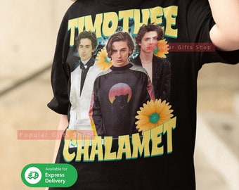 Timothee Chalamet Vintage Unisex T-shirt, Vintage Timothee Chalamet Shirt Gift For Him and Her, Timothee Shirt - Express Shipping Available