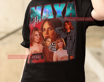 Maya Hawke Vintage Unisex Shirt, Vintage Maya Hawke TShirt Gift For Him and Her, Best Maya Hawke- Express Shipping Available