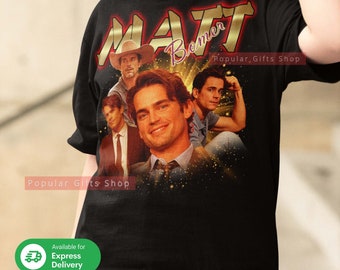 Matt Bomer Vintage Unisex Shirt, Vintage Matt Bomer TShirt Gift For Him and Her, Best Matt Bomer SweatShirt Gift Idea Fan