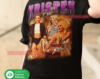 Kristen Bell Vintage Unisex Shirt, Vintage Kristen Bell Shirt Gift For Him and Her, Kristen Bell- Express Shipping Available