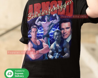 Arnold Schwarzenegger Vintage Unisex Shirt, Vintage Arnold  TShirt Gift For Him and Her, Best Arnold- Express Shipping Available
