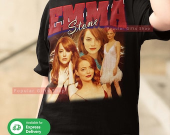 Emma Stone Vintage Unisex Shirt, Vintage Emma Stone Tshirt Gift