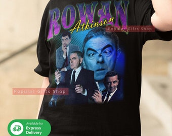 Rowan Atkinson Vintage Unisex Shirt, Vintage Rowan Atkinson TShirt Gift For Him and Her, Best Rowan Atkinson- Express Shipping Available