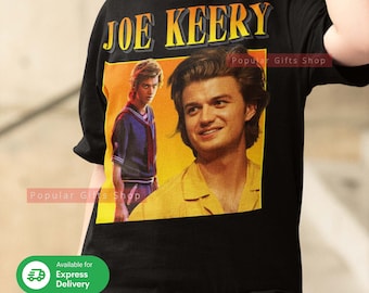 Joe Keery Vintage Unisex Shirt, Vintage Joe Keery Shirt Gift For Him and Her, Best Joe Keery- Express Shipping Available