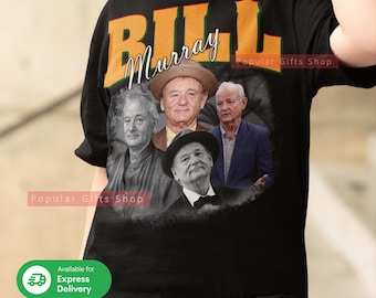 Bill Murray Vintage Unisex Shirt, Vintage Bill Murray TShirt Gift For Him and Her, Best Bill Murray- Express Shipping Available