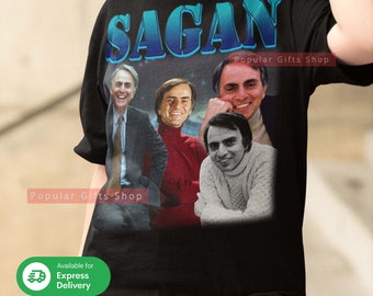 Carl Sagan Vintage Unisex Shirt, Vintage Carl Sagan TShirt Gift For Him and Her, Best Carl Sagan- Express Shipping Available