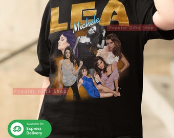 Lea Michele Vintage Unisex Shirt, Vintage Lea Michele TShirt Gift For Him and Her, Best Lea Michele- Express Shipping Available