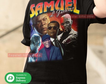Samuel L Jackson Vintage Unisex Shirt, Vintage Samuel L Jackson TShirt Gift For Him and Her, Best Samuel L Jackson