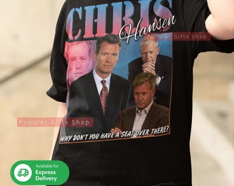 Chemise unisexe vintage Chris Hansen, cadeau tshirt vintage Chris Hansen pour elle et lui, meilleur Chris Hansen - livraison express disponible