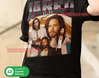 Jared Leto Vintage Unisex Shirt, Vintage Jared Leto TShirt Gift For Him and Her, Best Jared Leto- Express Shipping Available