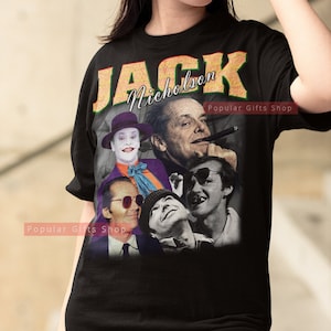 Jack Nicholson Vintage Unisex Shirt, Vintage Jack Nicholson Shirt Gift For Him and Her, Best Jack Nicholson- Express Shipping Available