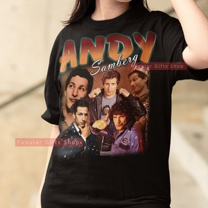 Andy Samberg Vintage Unisex Shirt, Vintage Andy Samberg TShirt Gift For Him and Her, Best Andy Samberg- Express Shipping Available