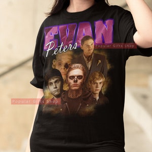 Evan Peters Vintage Unisex Shirt, Vintage Evan Peters TShirt Gift For Him and Her, Best Evan Peters- Express Shipping Available