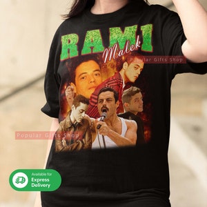 Rami Malek Vintage Unisex Shirt, Vintage Rami Malek TShirt Gift For Him and Her, Best Rami Malek- Express Shipping Available