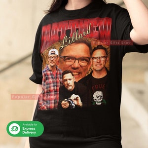 Matthew Lillard Vintage Unisex Shirt, Vintage Matthew Lillard TShirt Gift For Him & Her, Best Matthew Lillard- Express Shipping Available