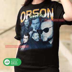Orson Welles Vintage Unisex Shirt, Vintage Orson Welles TShirt Gift For Him and Her, Best Orson Welles- Express Shipping Available