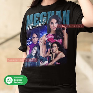 Meghan Markle Vintage Unisex Shirt, Vintage Meghan Markle TShirt Gift For Him and Her, Best Meghan Markle- Express Shipping Available