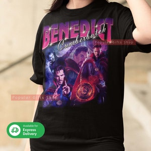 Benedict Cumberbatch Vintage Unisex Shirt, Vintage Cumberbatch  TShirt Gift For Him Her, Cumberbatch Sweatshirt- Express Shipping Available