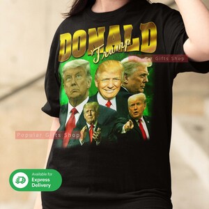 Donald Trump Vintage Unisex Shirt - Vintage Donald Trump Shirt Geschenk für Sie und Ihn, Donald Trump Sweatshirt - Express Versand verfügbar