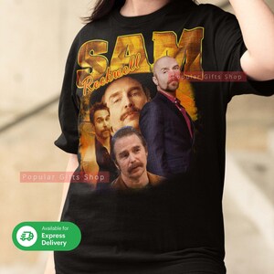 Sam Rockwell Vintage Unisex Shirt, Vintage Sam Rockwell TShirt Gift For Him and Her, Best Sam Rockwell- Express Shipping Available