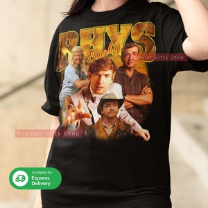 Rhys Darby Vintage Unisex Shirt, Vintage Rhys Darby TShirt Gift For Him and Her, Best Rhys Darby SweatShirt Gift Idea Fan