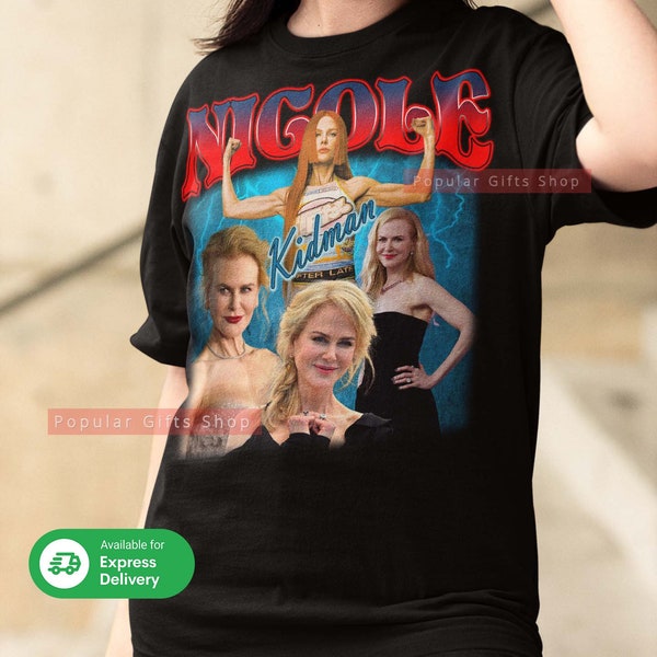 Nicole Kidman Vintage Unisex Shirt, Vintage Nicole Kidman TShirt Gift For Him and Her, Best Nicole Kidman- Express Shipping Available