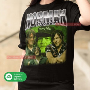 Norman Reedus Vintage Unisex Shirt, Vintage Norman Reedus TShirt Gift For Him and Her, Best Norman Reedus- Express Shipping Available