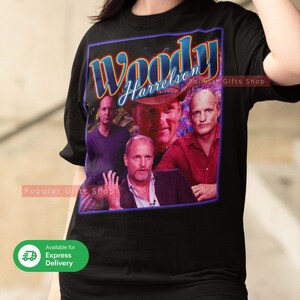 Woody Harrelson Vintage Unisex Shirt, Vintage Woody Harrelson TShirt Gift For Him and Her, Best Woody Harrelson- Express Shipping Available